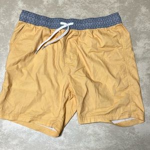 Men’s yellow swimsuit